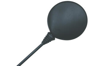 Spiegel mit Schelle schwarz E-geprüft links &...