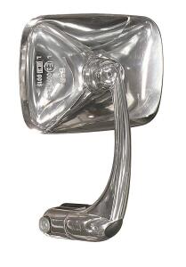Chrome Bar-End Mirror FAR E-Approved Reversible Left/Right