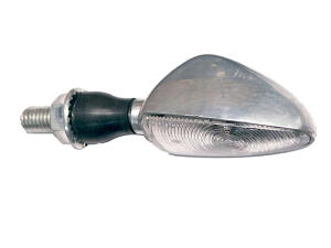 Micro-Blinker Paar Chrom Aluminium 21W E-geprüft...