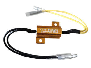 LED Indicator Resistors Pair 6 Ohm 25W Aluminum Housing