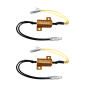LED Indicator Resistors Pair 6 Ohm 25W Aluminum Housing