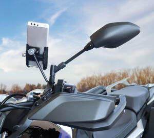 Universeller Smartphonehalter FAR Aluminium drehbar &...