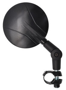 FAR Flexi Clip Mirror Black Adjustable E-Approved