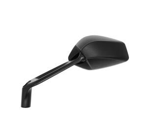 Linker Universalspiegel DX KRK schwarz mit CNC-Stange