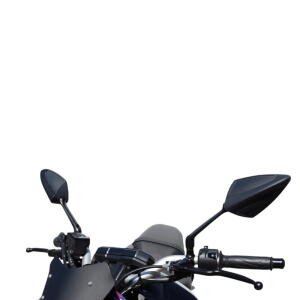 Rechter Universalspiegel Cruise schwarz mit Antireflexglas