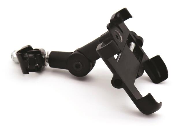 Smartphonehalter Attack On – Alu schwarz für 22mm Lenker