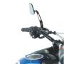 CNC Motorcycle Mirror Left Aluminum Convex E-Approved