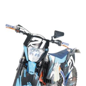 Handlebar mirror motorcycle universal right 22-28 mm E-approved