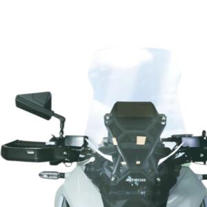 Motorcycle mirror right universal E-approved with joint attachment