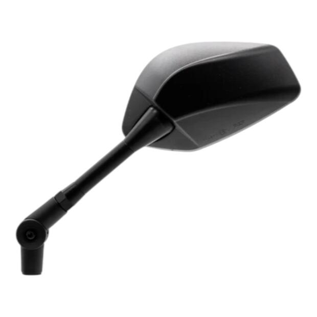 Foldable motorcycle mirror left universal E-approved 170°