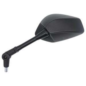 Foldable motorcycle mirror left universal E-approved 170°