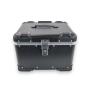 Motorradkoffer Alu Schwarz 50 Liter mitTopcase Halterplatte universal