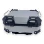 Topcase Pro3 Alu Silber 22 Liter Motorradkoffer mit Halterplatte universal