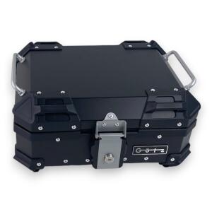 Topcase Pro3 Aluminum Black 22-Liter Motorcycle Case with Universal Mounting Plate