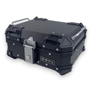 Topcase Pro3 Aluminum Black 22-Liter Motorcycle Case with Universal Mounting Plate