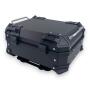 Topcase Pro3 Aluminum Black 22-Liter Motorcycle Case with Universal Mounting Plate
