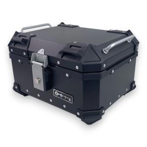 Motorradkoffer Pro3 Alu 35 L Schwarz & Universal Topcase Halterung