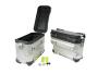 Side Case alu asymetrisch 38 & 30 Liter for motorcycle Silver