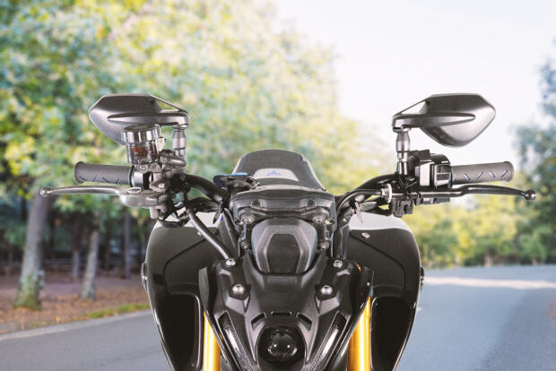 Pair of FAR Figo Mirrors Black E-Approved Adjustable