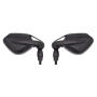 Pair of FAR Figo Mirrors Black E-Approved Adjustable
