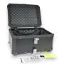Motorradkoffer Alu Schwarz 65 Liter & Topcase Träger universal