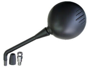 Pair of Mirrors for BMW K25/K23 Matte Black & E-Approved