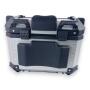 Motorradkoffer Pro3 Alu 45 L silber & Universal Topcase Halterung