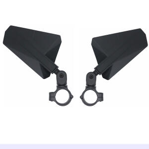 Cibertrack Flexi Spiegel Paar mit Blauglas Gummiadapter