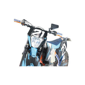 Cibertrack Flexi Mirror Pair with Blue Glass & Rubber Adapter