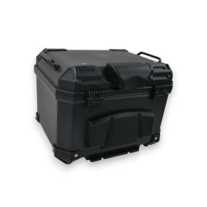 Motorcycle Top Case alu 45L black with Quick Release & Mount