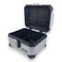 Motorradkoffer Pro3 Alu 35 L Silber & Universal Topcase Träger