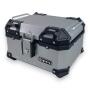 Motorradkoffer Pro3 Alu 35 L Silber & Universal Topcase Träger