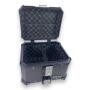 Motorradkoffer Pro3 Alu 45 L Schwarz & Universal Topcase Halterung