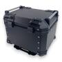 Motorradkoffer Pro3 Alu 45 L Schwarz & Universal Topcase Halterung