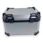 Motorradkoffer Pro3 Alu 55 L silber & Universal Topcase Halterung