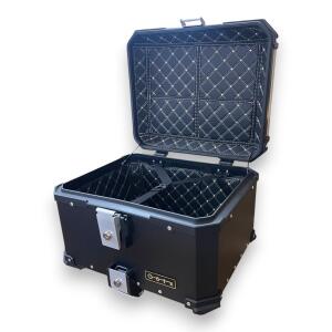 Motorradkoffer Pro3 Alu 55 L Schwarz & Topcase Halterung universal