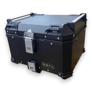 Motorradkoffer Pro3 Alu 55 L Schwarz & Topcase Halterung universal