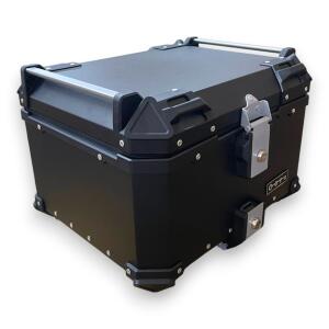Motorradkoffer Pro3 Alu 55 L Schwarz & Topcase Halterung universal