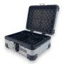 Alukoffer Pro3 rund für Motorrad Silber 22 L Topcase mit Träger universal