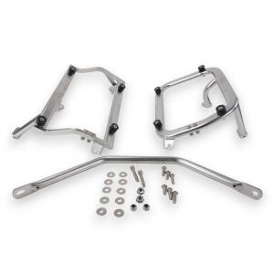 Aluminum Side Case Set 38L/35L & Rack for KTM 790 – Silver