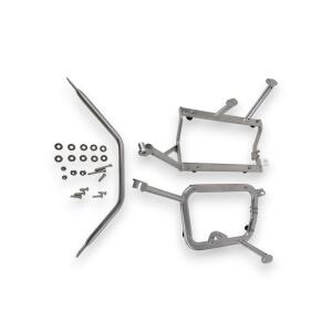 Aluminum Side Case Set 38L/35L & Rack for KTM 790 – Silver