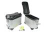 Aluminum Side Case Set 38L/35L & Rack for KTM 790 – Silver