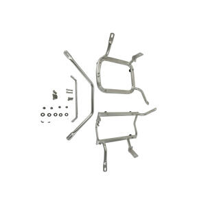 Side Case Aluminium Set 38L/35L & Rack for Suzuki DL 650 Silver