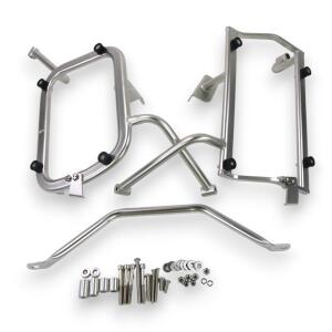 Side Case Aluminium Set 38L/35L & Rack for BMW G 310 Silver