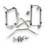 Side Case Aluminium Set 38L/35L & Rack for BMW G 310 Silver