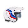 Helm Ufo Sheratan Jet für BMW weiß rot-blau XS-XL & Sonnenblende