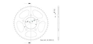 Rear sprocket for SM 125 14 Teeth