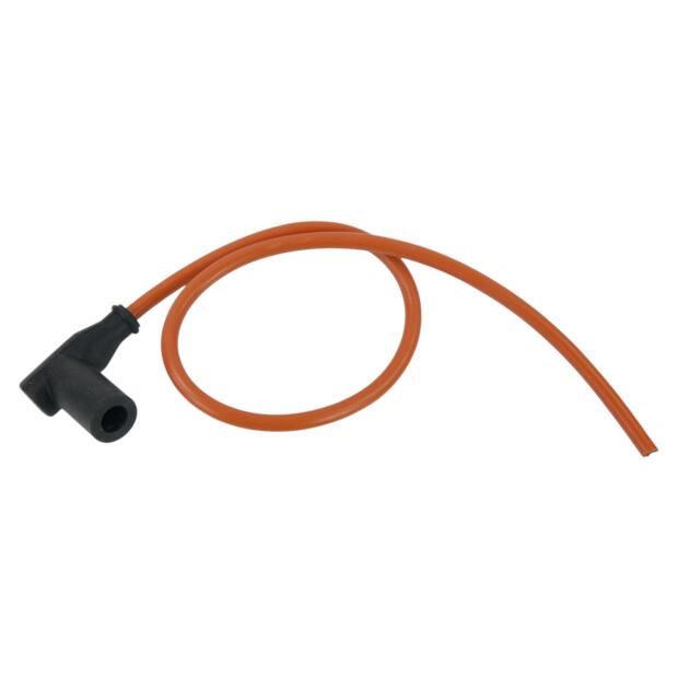 Spark plug connector with cable for 10/12/14 mm spark plug thread