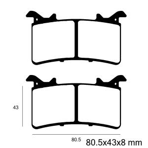 Pastiglie freni Sinterl EBC Yamaha XT 350 vorne