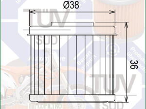 Ölfilter Hiflo HF116 für Honda